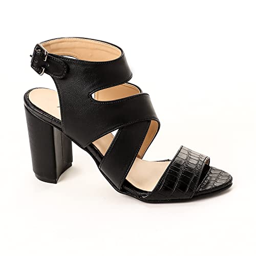 MR. JOE Sandal, Black - Size 37 EU