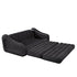 Intex Inflatable Sofa Bed 68566, 193 x 221 x 66 cm, Convertible Air Sofa, Black- Damage Box