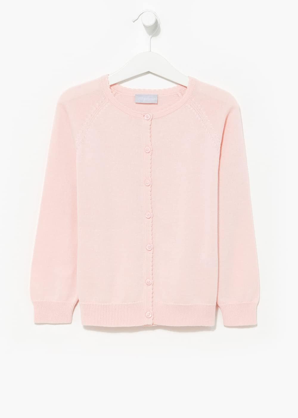 girls MATALAN basic sweater cardigen for girls kids, pink