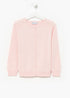 girls MATALAN basic sweater cardigen for girls kids, pink