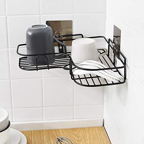 MD'S Home Multipurpose Wall Mount Corner Shelf – Kitchen & Bathroom (1 Pc) – Safqqa Egypt