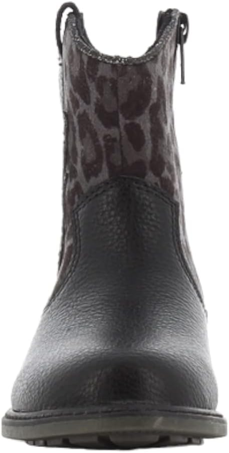 Sprox Polyurethane Half Boot for Girls - Black (Size 24)