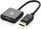 TP-TECH DP (DisplayPort) to VGA Adapter Male to Female 1080P, Compatible with Computer, Desktop, Laptop, PC, Monitor, Projector, HDTV - Safqqa Egypt