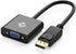 TP-TECH DP (DisplayPort) to VGA Adapter Male to Female 1080P, Compatible with Computer, Desktop, Laptop, PC, Monitor, Projector, HDTV - Safqqa Egypt