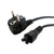 keendex KX 3086 Laptop Adapter Power Cable 3 Plug, 1M - black