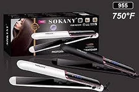 black hair straightener sokany, 955