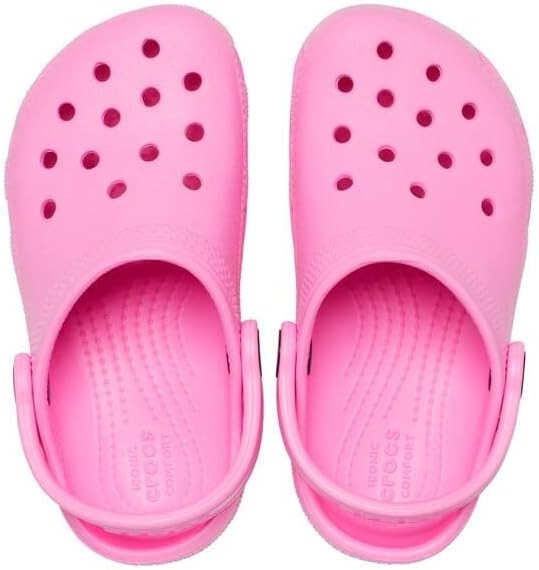 Crocs Girls Slippers Pink Lightweight Comfortable Casual Wear