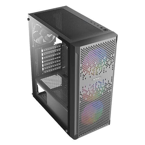 Antec NX290 ATX Mid-Tower Case – Tempered Glass & Pre-Installed Fans