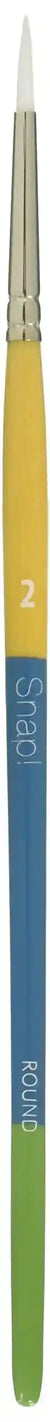 PRINCETON ARTIST BRUSH CO. SNAP WHITE TAK RND Size 2