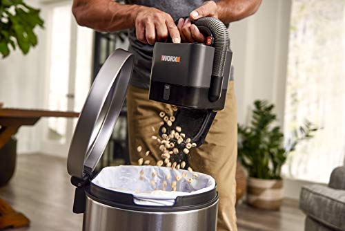 مكنسة لاسلكية مدمجة WORX WX030L.9 بقوة 20V – تصميم مكعب – أداة فقط بدون بطارية و شاحن – لون أسود