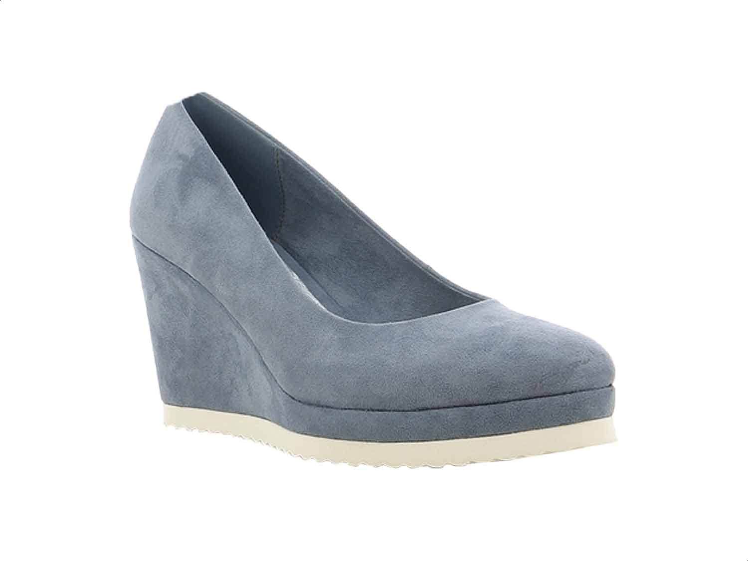 Sprox Basic Round Toe Slip-On Wedge Shoes For Women