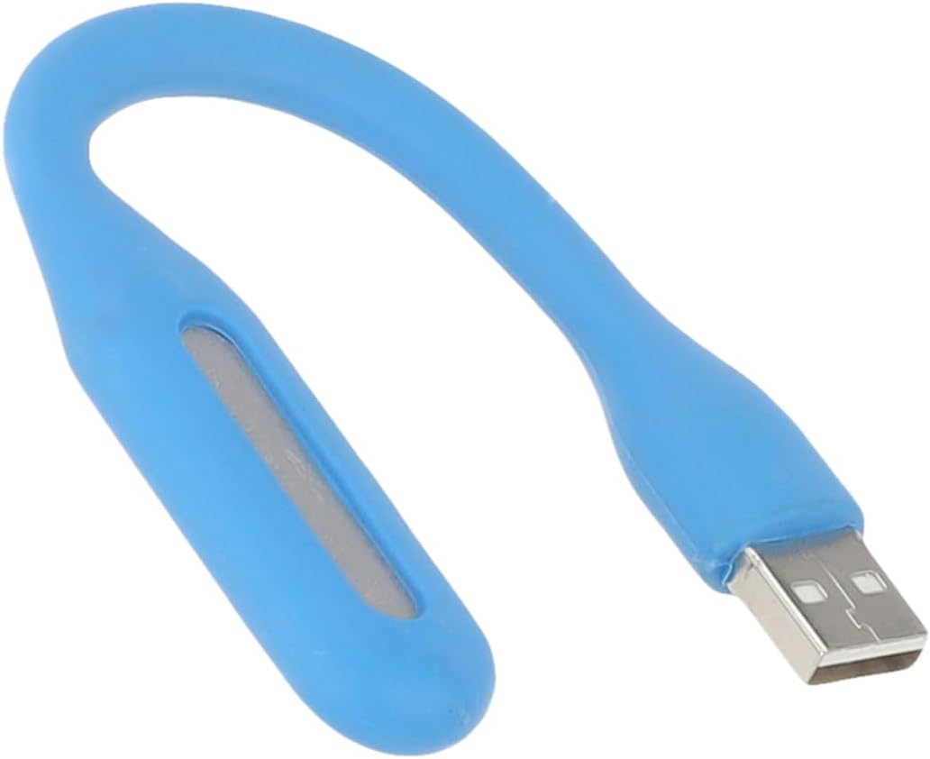 مصباح LED صغير بمدخل USB – مرن ومتعدد الألوان. متوافق مع اللابتوب، الكمبيوتر والسيارة