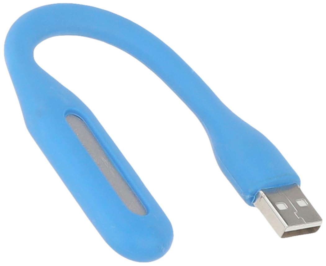 مصباح LED صغير بمدخل USB – مرن ومتعدد الألوان. متوافق مع اللابتوب، الكمبيوتر والسيارة