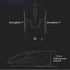Mouse Wired Gaming Color LED Light DPI Control - Black