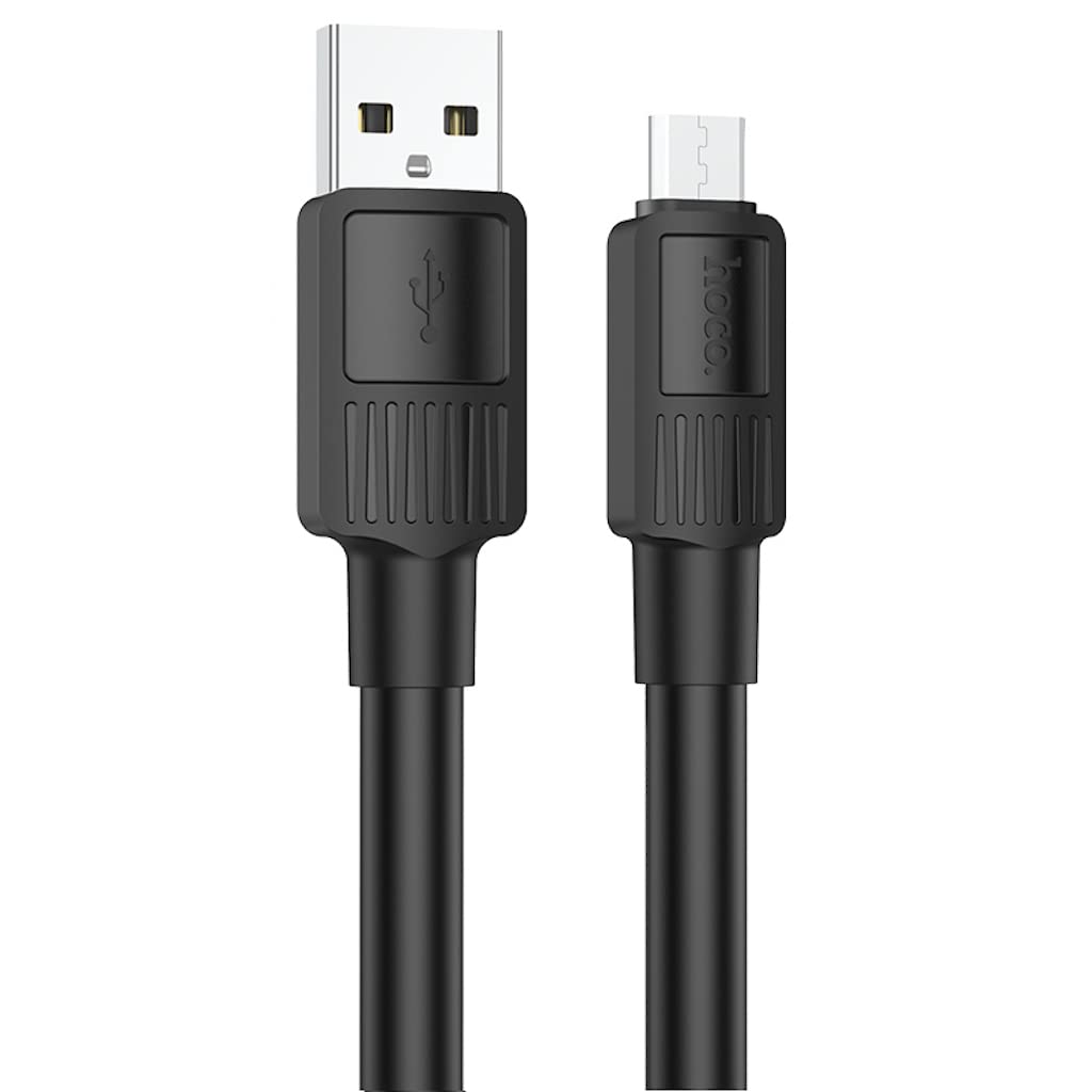 Hoco X84 - Solid Charging And Data Transmittion, USB-A To Micro-USB Plug, Compatible With Samsung Huawei Xiaomi Oppo - Safqqa