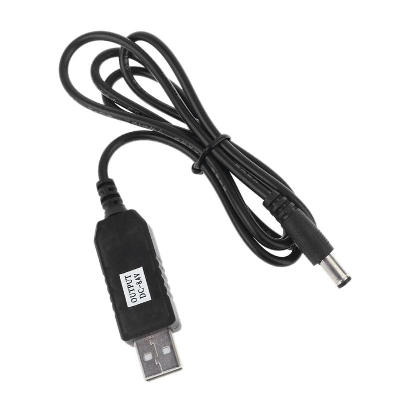 Generic-USB Power Cable to Adapter Jack 5.5×2.1mm 5V to 12V