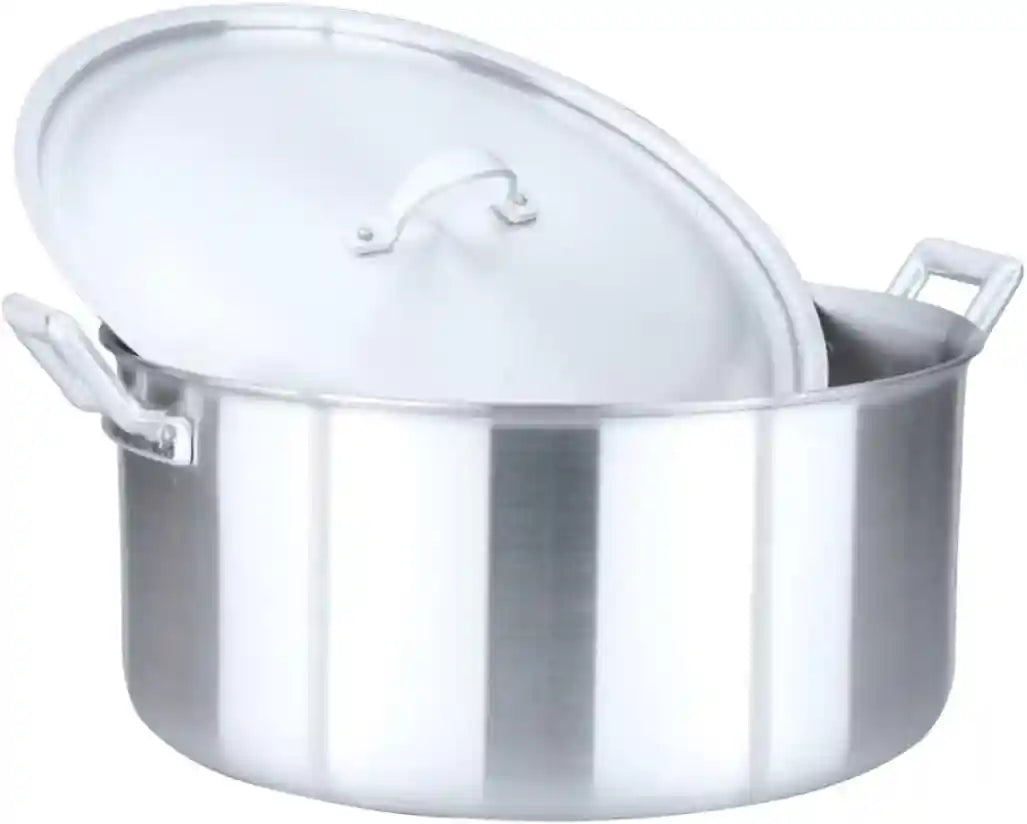 El amal elite pure aluminum hotel stockpot set 30/32 / 34/36 /28/40- Damage Box - Have Scratches - Safqqa Egypt
