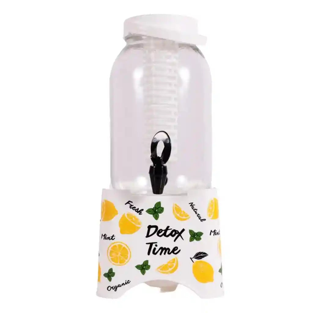 موزع المشروبات من هيرفين بسعة ٥ لترات مع حامل مثالي لتقديم المشروبات الطازجة في المنزل، الحفلات، أو التجمعات الخارجية