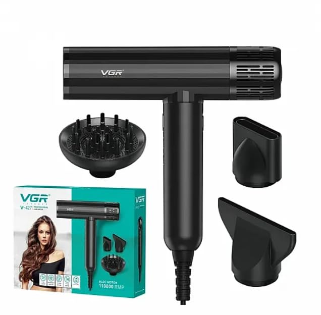 مجفف الشعر VGR V-427 – أسود