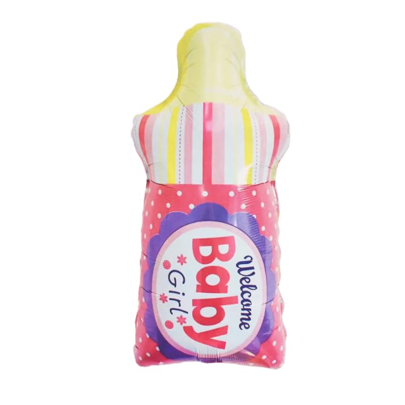 بلونة بشكل زجاجة رضاعة - مثالية لحفلات البيبي شاور للبنات