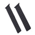Generic Silicone Two Faced Magnetic Clasp Adjustable Watch Strap With Modern Design For Unisex Compatible With Smart Watches 38/40/41 MM