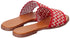 sway 1 c.m slippers,cotton lace fabric strap - Safqqa Egypt