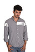 White Rabbit Men's Casual Long Sleeve Small Checkered Shirt