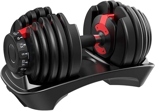 Smart adjustable dumbbells selective with fast automatic adjustment physical exercise, home training, arm muscle fitness, strength training