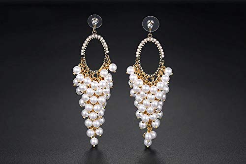 YouBella Gold Plated Crystal Earrings for Girls and Women