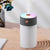 YU WELL Car Mini Humidifier 300ml USB Cool Mist with Rainbow Light White