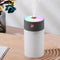 YU WELL Car Mini Humidifier 300ml USB Cool Mist with Rainbow Light White