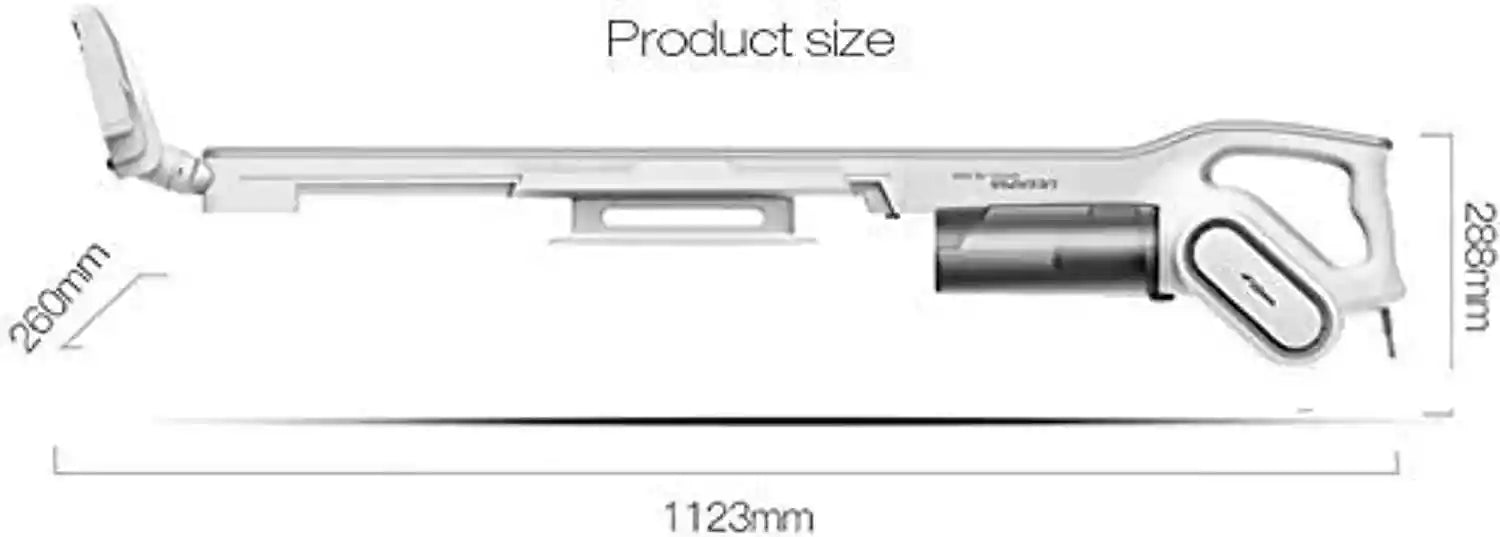 Deerma DX700 2-in-1 Vacuum Cleaner – 600W, 15kPa Suction, Handheld & Upright, 0.8L Dust Box, Low Noise, Triple Filtration - Safqqa Egypt
