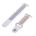 Generic Silicone Adjustable And Expandable Watch Strap With Holes Design For Unisex Compatible With Smart Watches 42/44L - Multi Color