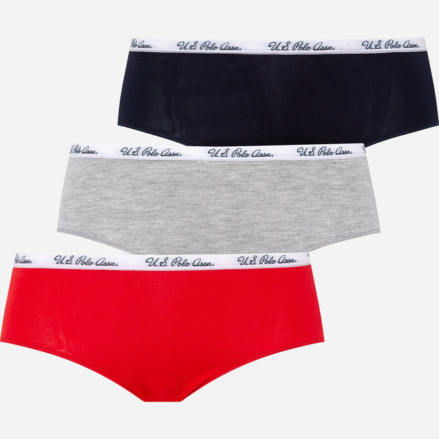 U.S. Polo Assn  Underwear For Women, 3 Pieces,