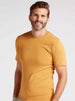 Solid T-shirt with Short Sleeves and Crew Neck - Safqqa Egypt