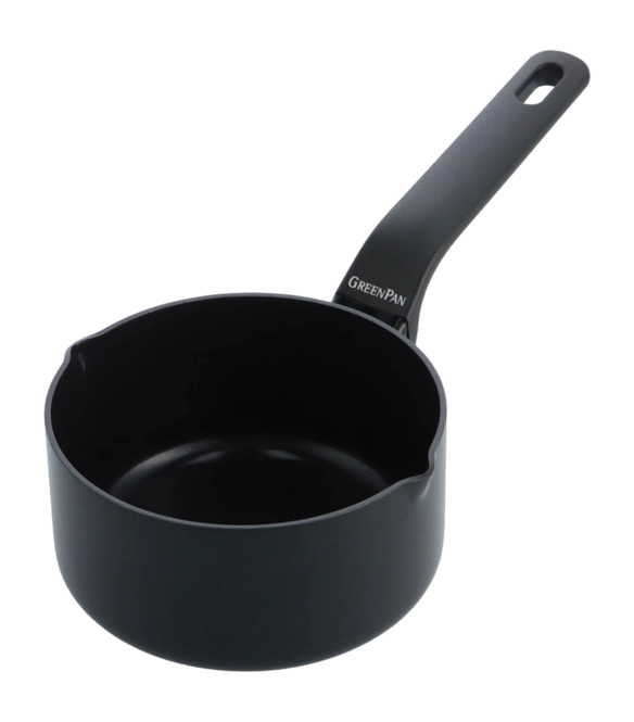 Saucepan GreenPan Essence With Ceramic Non-Stick Coating With 2 Spouts 16 cm - Safqqa Egypt