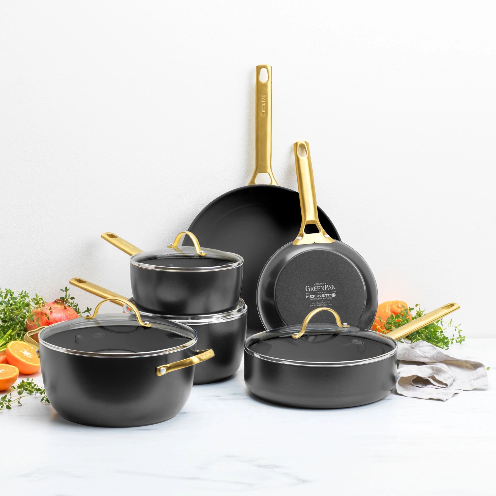 GreenPan Set GreenPan Padova Reserve With Ceramic Non-stick Coating (10-delig) - Safqqa Egypt