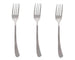 Zinnia Stainless Steel Curvy/Mirror Table Forks 3-Piece Set, - Safqqa