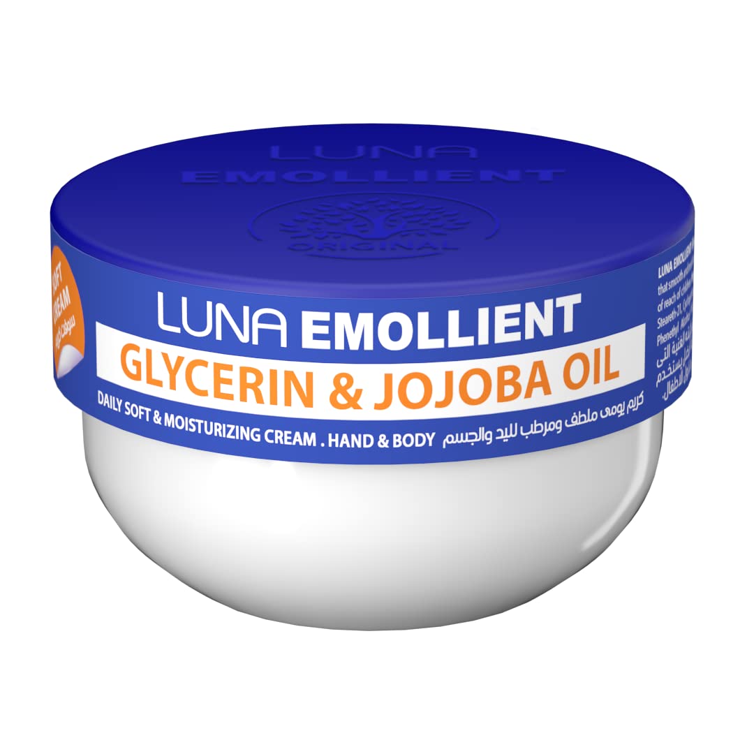 Luna Emollient soft cream glycerin & jojoba oil 160 gm
