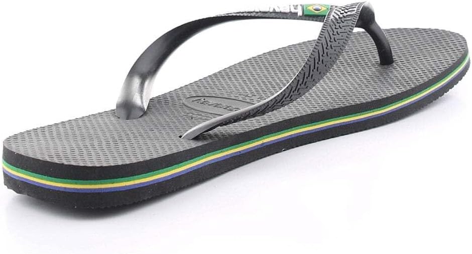Havaianas Men Slipper Black Lightweight Comfortable Flip Flops
