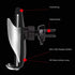 Toxel Penguin S5 2 in 1 Wireless Charger, Smart Automatic Clamping Fast Wireless Car Charger Infrared Auto-sens Air Vent Mount for All Smart Phone, Android Phone and iOS