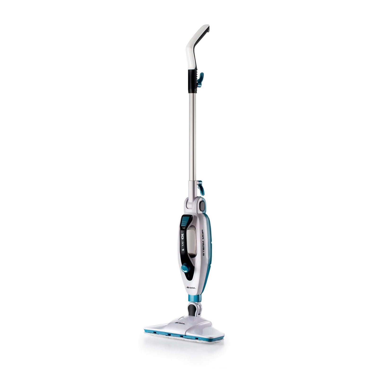 Ariete Steam Mop Foldable 10 in 1 4175, Broom, Plastica, White/Light Blue, 1500 W (by Delonghi Group)-Damage Box
