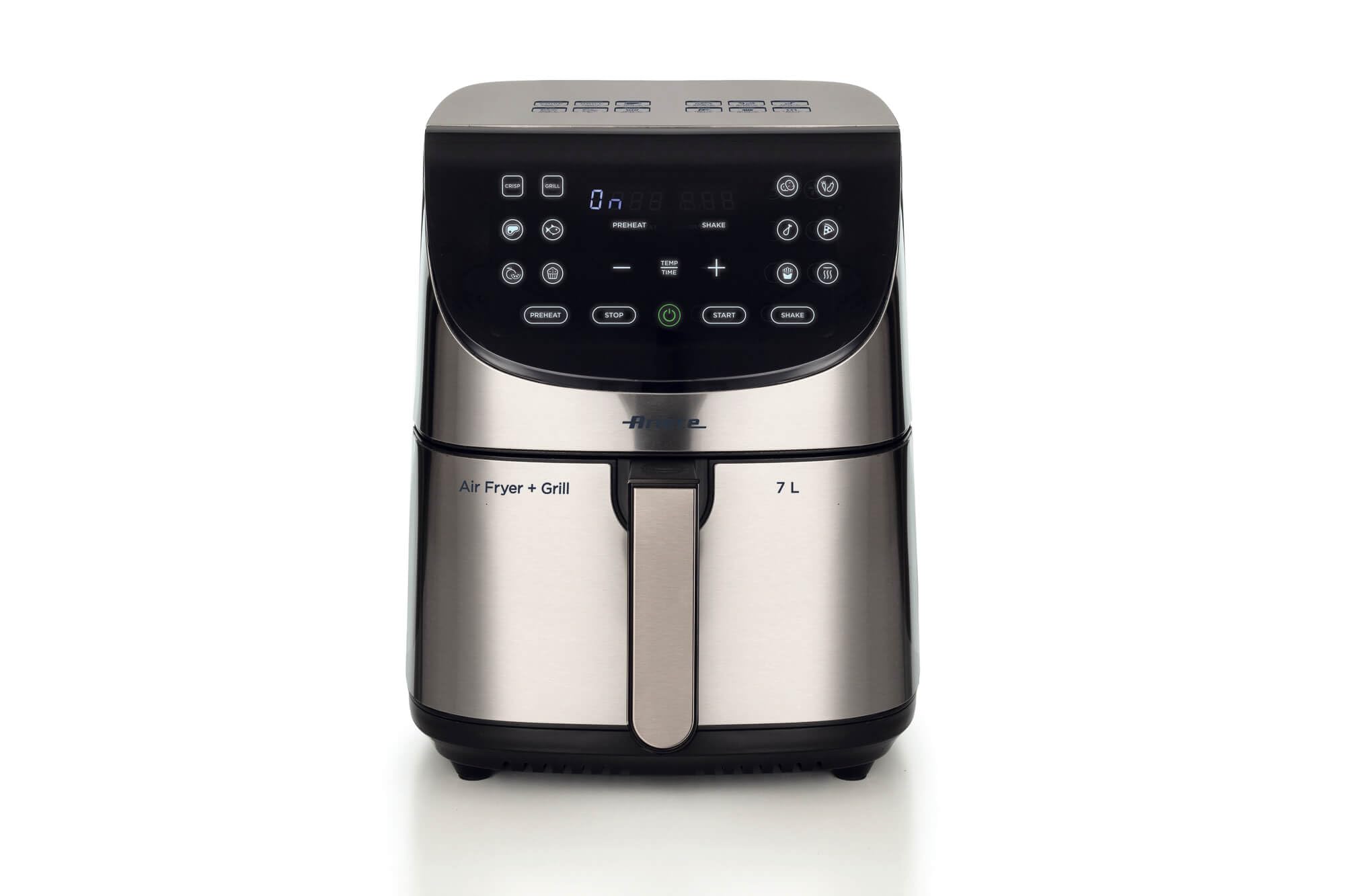 Ariete 4628 AIRY FRYER Metal Air Fryer with Large 7L basket & 12 pre-set programs, Suitable for fried fish, meat, croquettes, chips and breaded foods