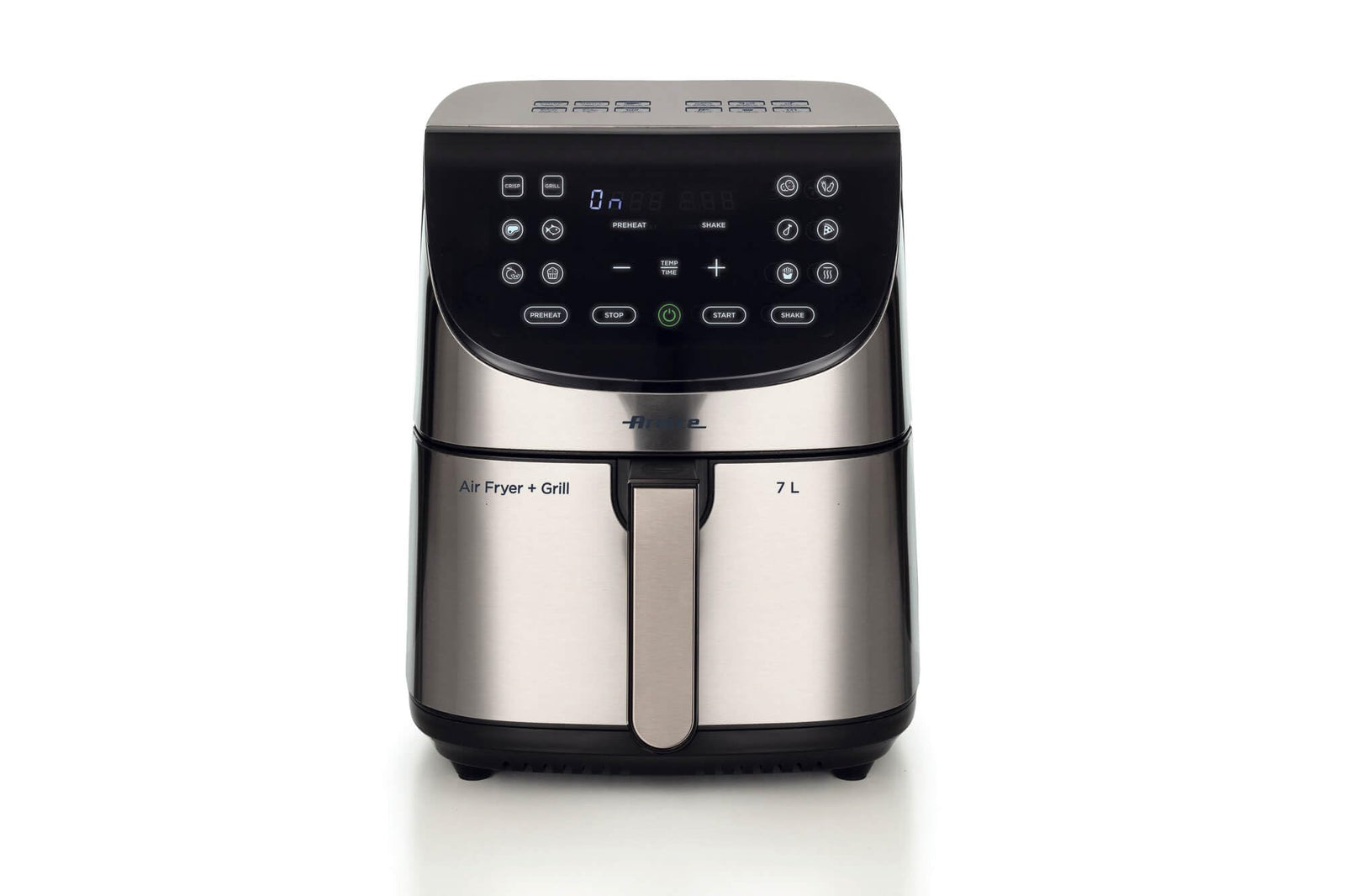 Ariete 4628 AIRY FRYER Metal Air Fryer with Large 7L basket & 12 pre-set programs, Suitable for fried fish, meat, croquettes, chips and breaded foods