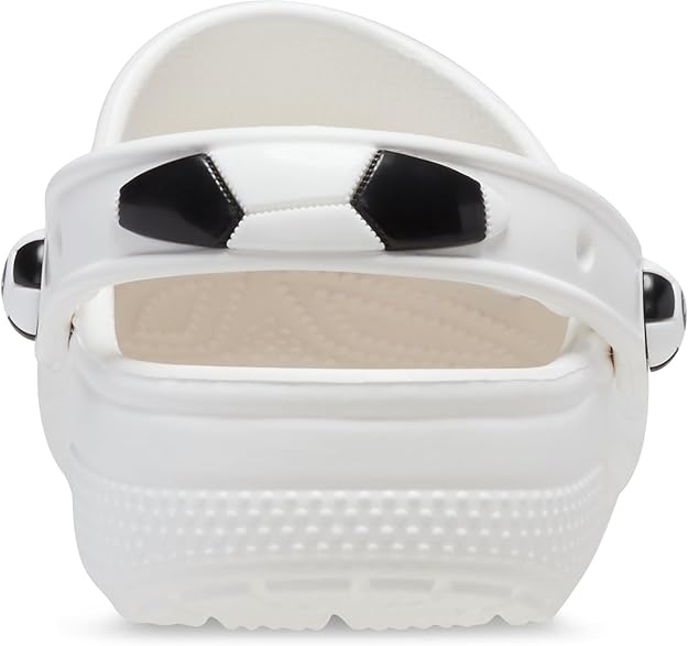 Crocs Boys Slipper White Kids Graphic Pattern Comfort