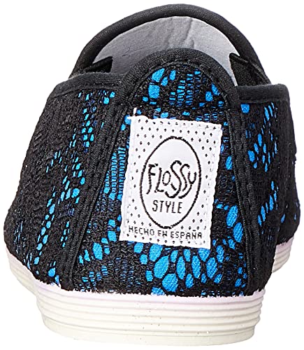 Flossy womens 55284-NEGRO/ROYAL Ballet Flat