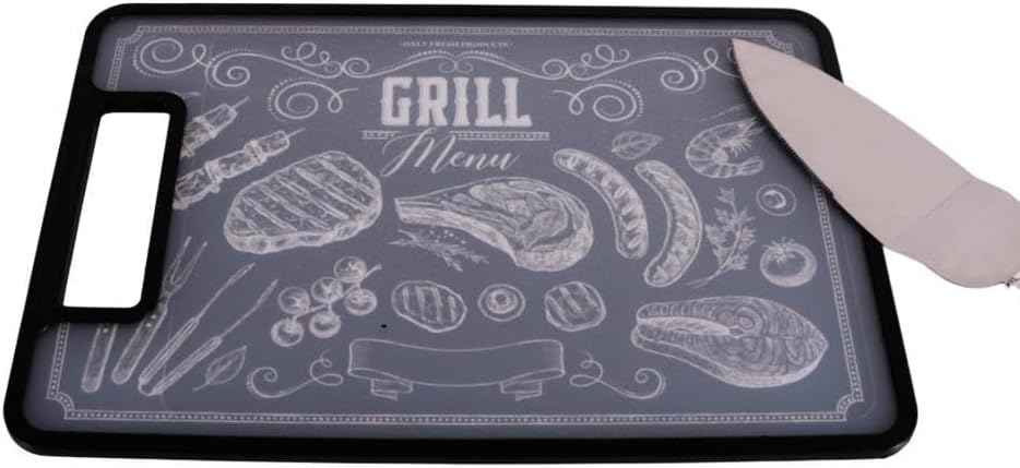 مجموعة 3 قطع من لوحات التقطيع المزخرفة من هيرفين، 19.5 × 29.3 سم، بمقابض