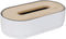 Generic Wooden Tissue Box Bamboo Lift Top Creative Design Assorted Colors