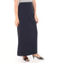 esla_Classic Design Solid Maxi Skirt