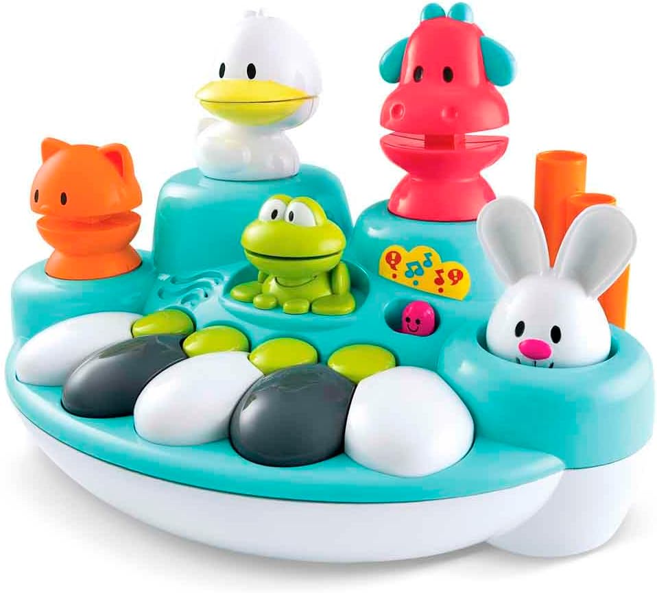 آلات الألعاب الموسيقية من مركز التعلم المبكر وسيلة رائعة لتعريف طفلك بعالم الموسيقى والإيقاع بطريقة ممتعة وتفاعلية. صُممت خصيصًا لتناسب الأيدي الصغيرة وتتميز بألوان زاهية ومواد آمنة